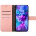 thumbnail image 4 of Flip Wallet Case for iPhone Air with Kickstand & Wrist Strap, Shockproof TPU Inner Pink, 4 of 7