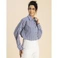 thumbnail image 3 of Moomaya Long Sleeve Spread Collar Shirt Cotton Shirt - Women's Casual Shirt, 3 of 9