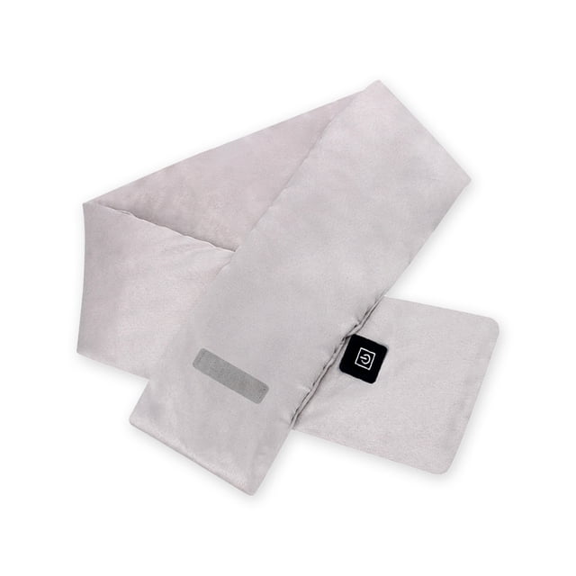 Bearachild Bufanda con calefacción de invierno, temperatura ajustable, calentador de hombros USB, bufandas con calefacción, 5W, Camping, senderismo, Suministros térmicos Gris plateado NO2 Bearachild HA011637-03