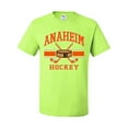thumbnail image 2 of Wild Bobby City of Anaheim Hockey Fantasy Fan Sports Men's T-Shirt, Safety Green, X-Large, 2 of 5