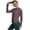 Brick Red, variant on Women's Workout Casual T Shirt for Fitness Training Everyday Black S