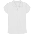 thumbnail image 1 of Polo Nautica para niñas, uniforme escolar, color blanco, talla 5, 1 of 2