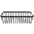thumbnail image 4 of Estante de almacenamiento de pared, cesta organizadora de especias de cocina de gran capacidad, de aluminio espacial, a prueba de óxido, para baño, salón de belleza, 4 of 5