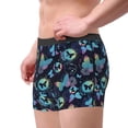thumbnail image 2 of Uemuo Blue Butterfly Pattern Men's Boxer Briefs,Trunk Anti-Chafing,Comfortable, Durable, and Stylish Underwear-Small, 2 of 9