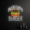 thumbnail image 3 of Handmadetneonsign Enjoy Every Burger Neon Sign, Burgers Neon Light, Burgers Led Light, Burger Led, 3 of 5