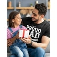 thumbnail image 6 of Tstars Mens Gifts for Dad Father's Day Shirts Proud Dad of a Freaking Awesome Daughter Funny Humor Father's Day Birthday from Daughter Cool Best Gift for Dad T Shirt, 6 of 8