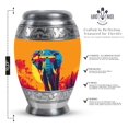 thumbnail image 2 of SUBSH Elephant Urn - Urns for Ashes Adult Male - Funeral Urns for Adult Ashes Women - Urns for Ashes Adult Male - Urn for Dad - (10 inch Pack of 1), 2 of 2