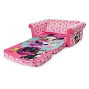 Marshmallow Furniture 2 in 1 Sleeper Kids Couch, Minnie Mouse (2 Pack)