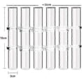 thumbnail image 3 of Hinged Flower Vase,6/8 Hinged Flower Vases Test Tube,hydroponic Plant Vase Transparent Aquatic Plant Display Holder, 3 of 5
