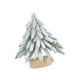 thumbnail image 2 of Mini árbol de Navidad, adorno de mesa para árbol de Navidad artificial, el mejor regalo de Navidad. con nieve blanca S, 2 of 9