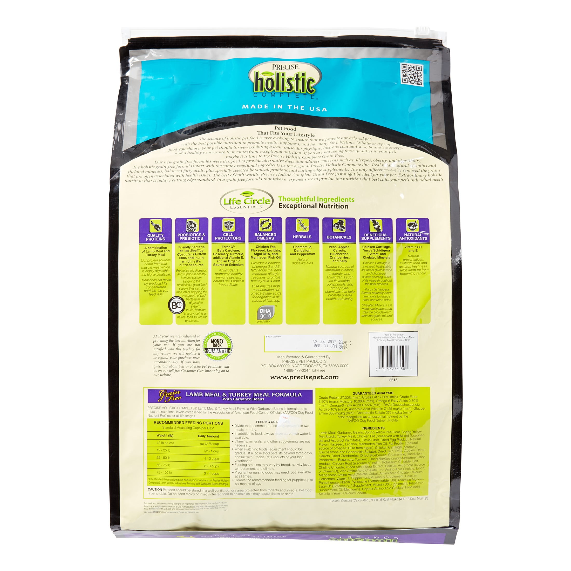 Precise holistic complete dog food 2025