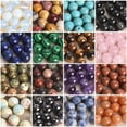 thumbnail image 2 of U8MO Natural Stone Round 4mm 6mm 8mm 10mm 12mm Loose Gemstone Beads For DIY Bracelet-Picture Stone-12mm 10pcs, 2 of 9