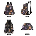 thumbnail image 4 of FORMRS Mini Backpack Purse for Women Travel Daypack Casual Shoulder Bag, Halloween Orange Ghosts, 4 of 7