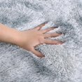 thumbnail image 3 of Fluffy Area Rug, Modern Abstract Fluffy Area Rug Indoor Soft Area Rug Faux Area Rug for Bedroom Living Room,Light Gray,8' x 10', 3 of 7