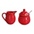 thumbnail image 3 of Ceramic Colorful Creamer and Sugar Set with Lid Spoon, Coffee Serving Set, 3 of 10