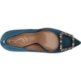 thumbnail image 5 of Sam Edelman Harriett Peacock Blue Pointed Toe Slip On Stiletto Heel Fashion Pump (Peacock Blue, 5.5), 5 of 6