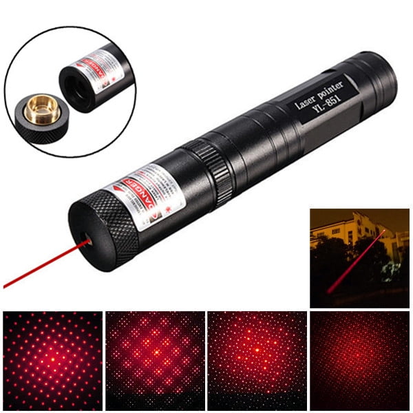 Waterproof 8000M Red Laser Pointer 650nm 5mw Light Beam Star Cap Lazer