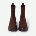thumbnail image 5 of Women's Knitted Sock Boots Thick Bottom Mid Heel Comfortable Winter Fashion Soft Knit Material, 5 of 5