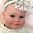 thumbnail image 4 of 50cm Adorable Reborn Dolls Kits de juguetes para bebés recién nacidos de silicona a prueba de agua (marrón) Ehuebsd libre de BPA, 4 of 9