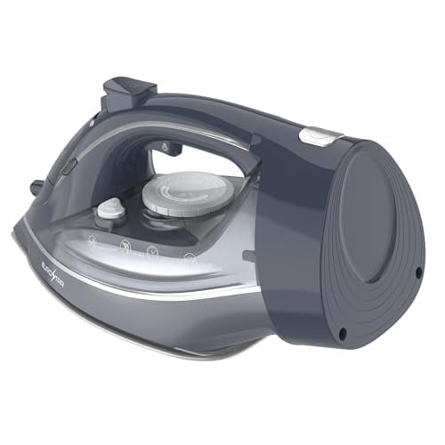 EUROSTAR Full-Size Steam Iron with Ceramic Soleplate (Gray)