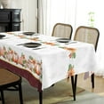thumbnail image 4 of Fall Thanksgiving Pumpkin & Sunflower Tablecloth Waterproof Table Cover Party Holiday Decor 60x 84 Inch, 4 of 6