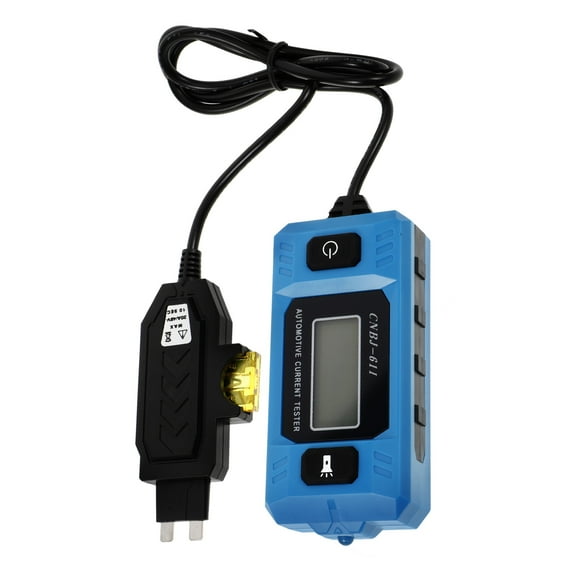 HOMEMAXS Car Fuse Tester Electrical Tester Digital Meter Current Meter Fuse Amp Tester Tool