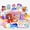 Pink, variant on 20 Animal Arts & Crafts Kit for Kids 4-6, All-Inclusive Toddler Craft Box with Paper Plates, Puppets, Fun Activities, Tigers, Lions (134 Characters) (Animal)