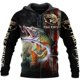 thumbnail image 3 of Sudadera con capucha y cremallera para hombre, nueva sudadera con capucha con estampado 3D de pesca de carpas y pesca salvaje, moda para exteriores, sudadera de gran tamaño Harajuku, primavera de 2024, 3 of 5