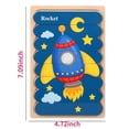thumbnail image 2 of Double Sided Wooden 3D Puzzles: Educational Toys For Kids To Learn And Have Fun,Christmas And Halloween Gift!, 2 of 5