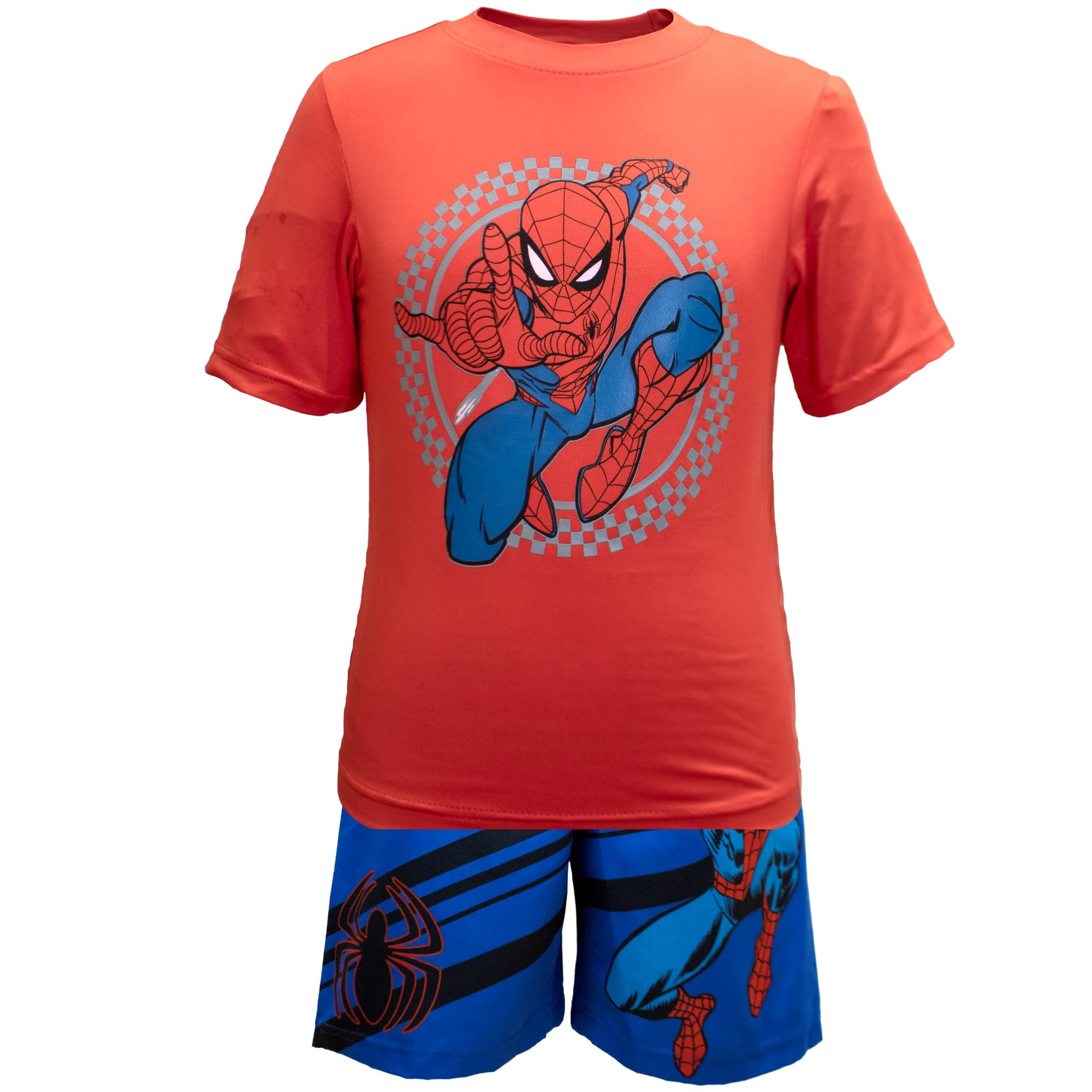 Spiderman Swimmers Sunsuit Rashie Top Sizes 2,3,4,5/6  Licensed 