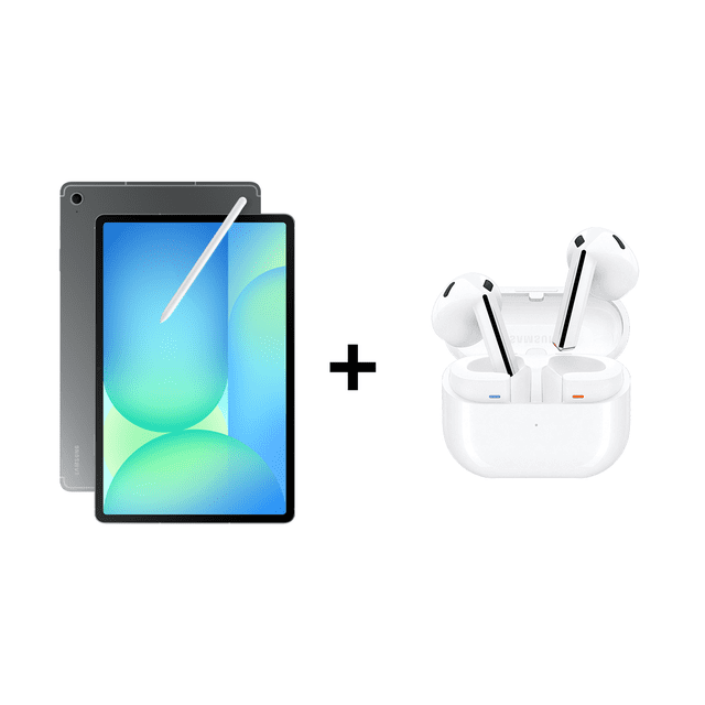 Combo Samsung Galaxy Tab S10 FE+ Gris 256GB + Galaxy Buds3 Blanco