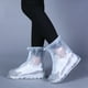 thumbnail image 3 of Funda para zapatos de lluvia engrosada unisex impermeable antideslizante reutilizable cubierta para zapatos de lluvia y nieve talla L (blanco), 3 of 4