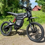 BIBUFF GT600 Electric Dirt Bike for Adults, 7500W Peak Motor 55MPH, 72V 30Ah Battery 80+ Miles Range, Full Suspension Hydraulic Brakes, 19/17 Tires, Off-Road e-Motorcycle UL2849
