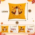 thumbnail image 2 of Thanksgiving Turkey Pumpkin Pillow Covers Happy Thanksgiving Harvest Decorative Throw Pillow Cover Outdoor Line Cushion Cases for Sofa Couch Set of 4, 2 of 6