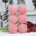 thumbnail image 4 of 6cm Velvet Christmas Balls For Xmas Tree Flocked Xmas Ball Hanging Pendents Festival Party Home Decor Supplies, 4 of 9