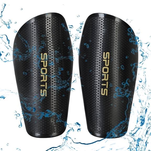 BESTSKY 2026 New 1 Pair Soccer Shin Guards Protector Calf Guards Shockproof Professional Shin Protection Training Shin Guards for Adults Teens Xl Black