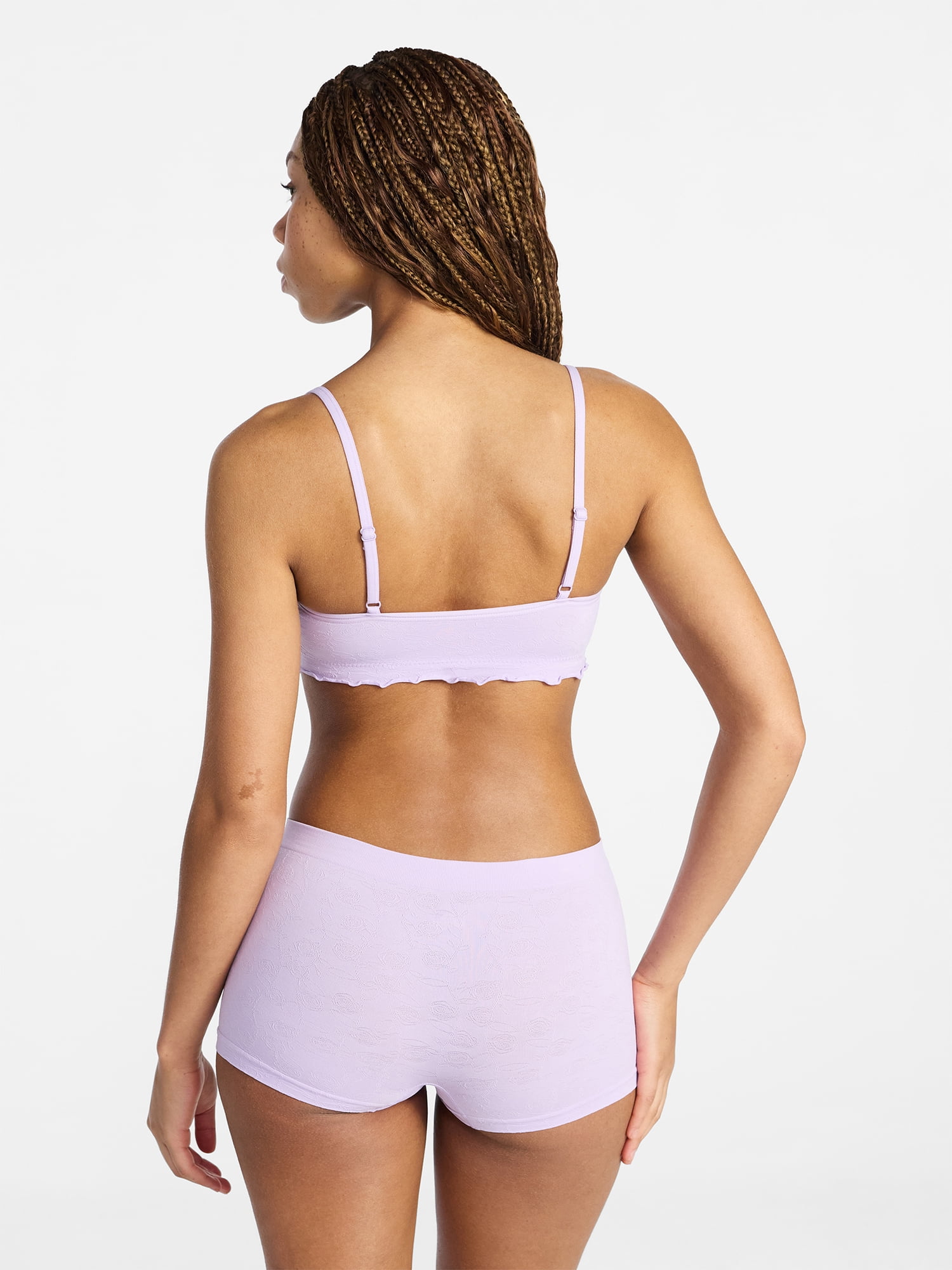 No Boundaries Seamless Cami and Boyshort Set, 2-Piece, Women's XS-XXXL
