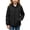 A-Black, variant on Girls Rain Jacket Waterproof Hooded Raincoats Outdoor School Daily Travel Lightweight Windbreaker Raincoat(Black,5-6 Years)