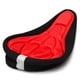 thumbnail image 1 of Cojín para bicicleta de montaña, piñón fijo, cojín grande grueso, cojín de algodón, almohadilla de absorción, accesorios para bicicleta, color rojo Yuarrent VI001673-01, 1 of 6