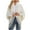 White, variant on Cardigan Sweaters for Women Long Sleeve Knitted Cape Coat Fringe Shawl Jacket White