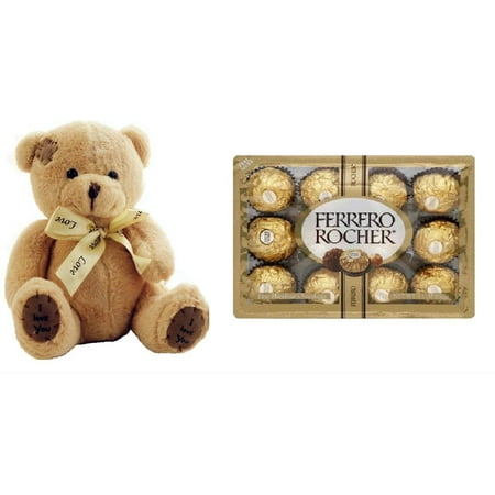 ferrero chocolates rocher teddy valentine bear him gift dialog displays option button additional opens zoom