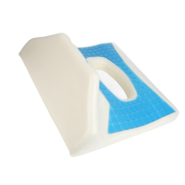 Cojín De Almohada De Posicionamiento De Cadera, Cojín De Algodón Azul Para Escaras Para Coxis