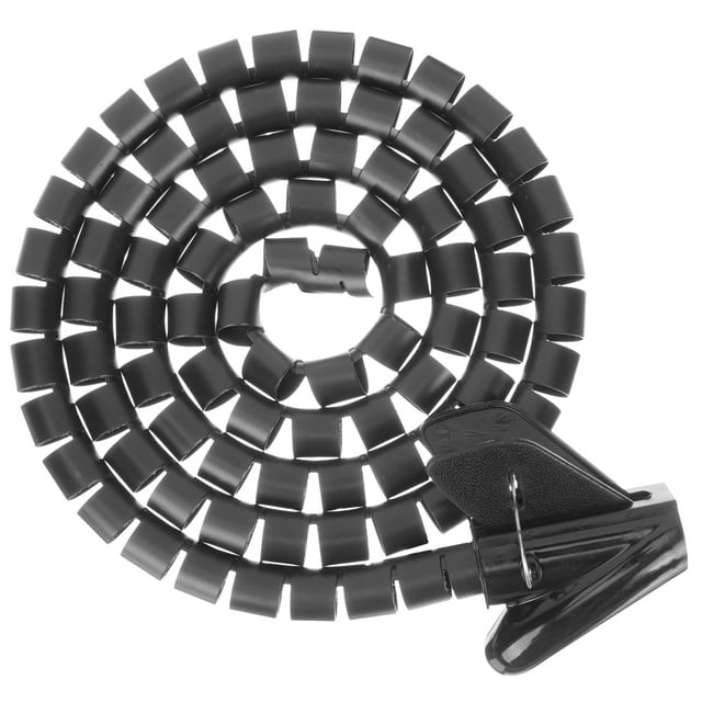 Spiral Winding Cable Management Pipe Flexible Wire Wrap Line Coiled Tube