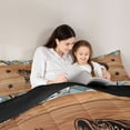 thumbnail image 4 of Feelyou Pike Fish Twin Bedding Sets 7pcs, Camo Branches Bedding Comforter Set, 4 of 7