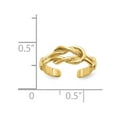 thumbnail image 3 of 14k Love Knot Toe Ring in 14k Yellow Gold - Size 11, 3 of 3