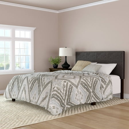 Mainstays Faux Leather Nailhead Headboard, Multiple Sizes, Multiple Colors - Walmart.com