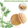 thumbnail image 5 of Wooden Jar Lids, 16 Pcs Bamboo Wooden Storage Lids Regular Mouth, Reusable Wooden Lids for Jars 70mm, 5 of 6