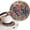 E/14.17"/1 Pc, variant on 4th of July Patriotic Round Placemats,Red White Blue Floral & Star Printed Table Mats,Heat-Resistant Independence Day Decorative Coasters,Patriotic Table Linens for Dining,Parties & Outdoor Picnics