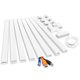 thumbnail image 1 of Kit Cord Hider YesBes Cable Raceway de 116.5 pulgadas, blanco, 1 of 6