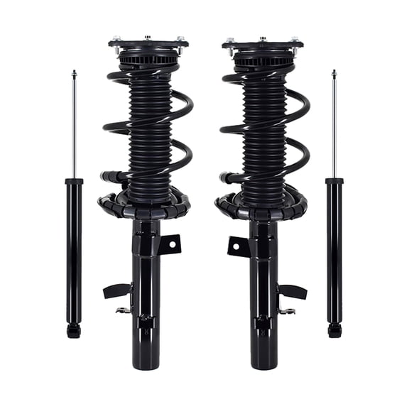 Set of 4 Front Quick Complete Strut-Coil Spring-Rear Shock For 2013 Ford Escape